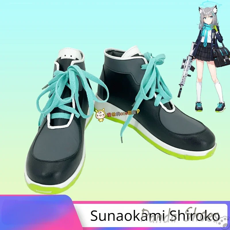 Blue Archive Sunaokami Shiroko Cosplay Shoes Anime Game Cos Boots Comic Cosplay Costume Prop Shoes for Con Halloween Party