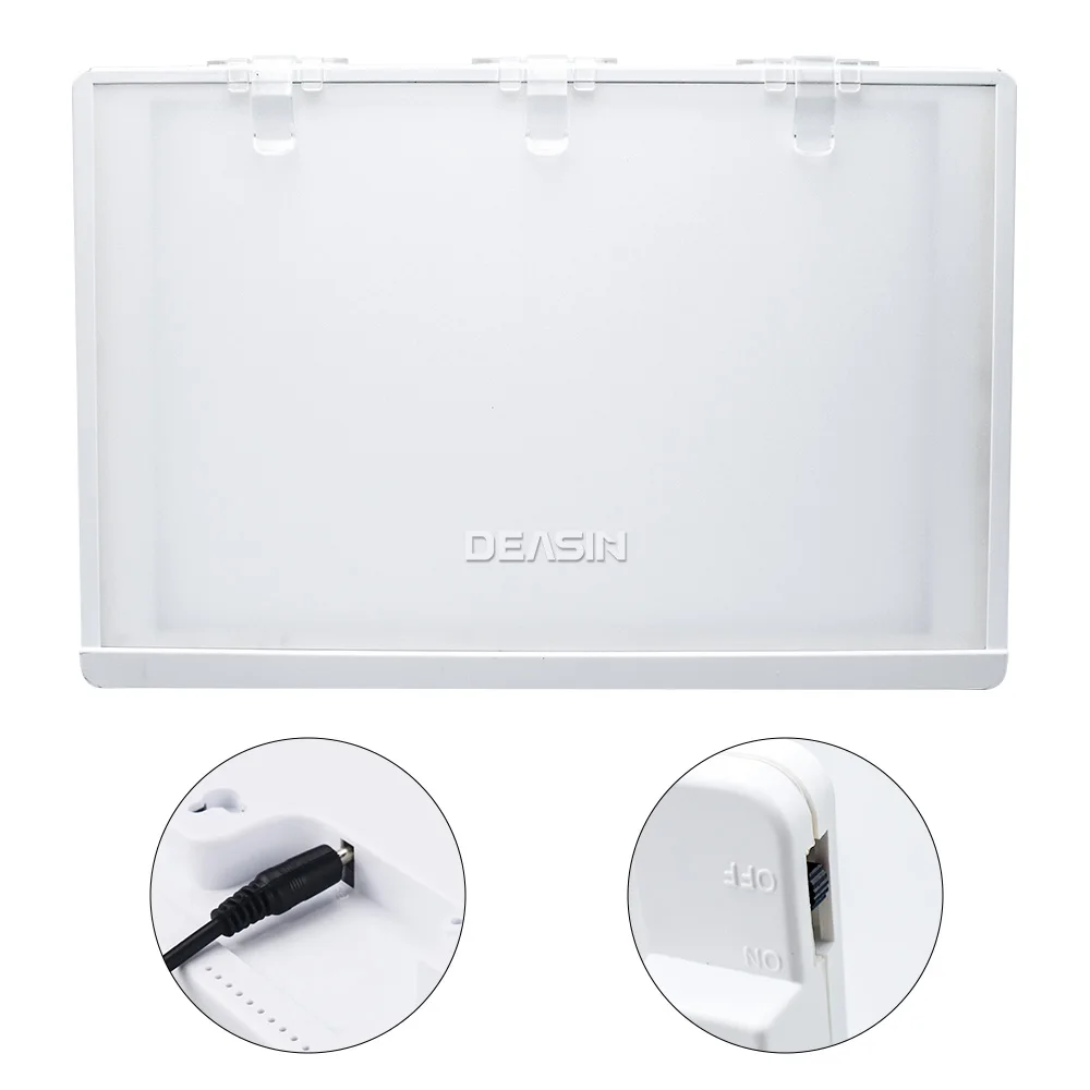 

Full view Dental Film Viewer Observation Box LED Observation Box with Bracket Chip Clip Special Dental Supplies for Dental Lab