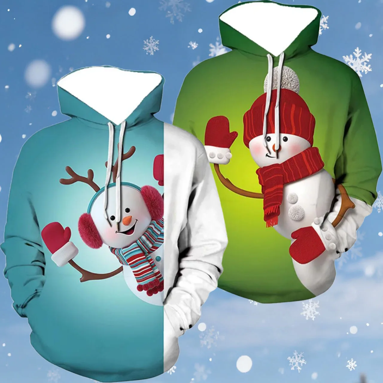 

Adult/Children's Autumn/Winter Long Sleeve Hoodie Outdoor Leisure Sports Training Top Large Windproof Warm Coat Christmas Gift