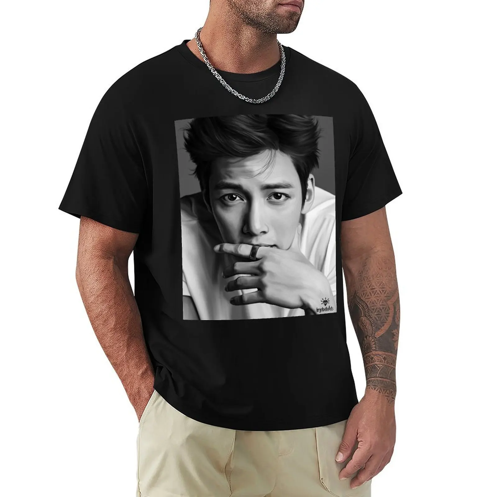 

Super handsome Ji Chang Wook T-Shirt Comfort Stretch Tee Shirt