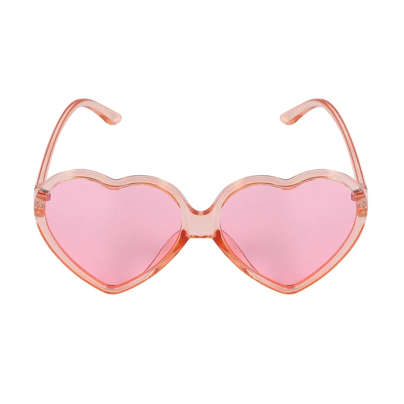 NEW-90S Vintage Glasses Fashion Large Women Lady Girls Oversized Heart Shaped Retro Sunglasses Cute Love Eyewear