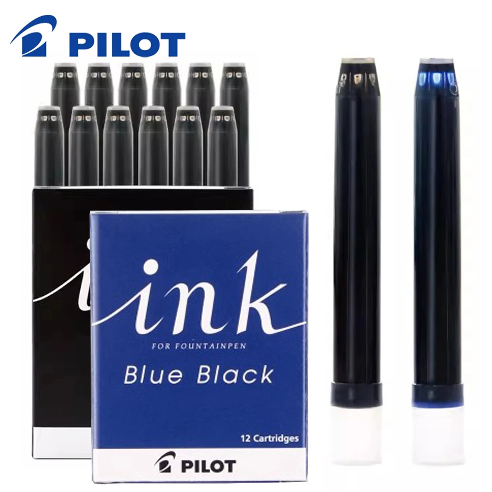 Japan PILOT Fountain Pen Ink Gall Disposable Ink Capsule Black Blue Black Replacement Core IRF-12S Art Stationery Supplies