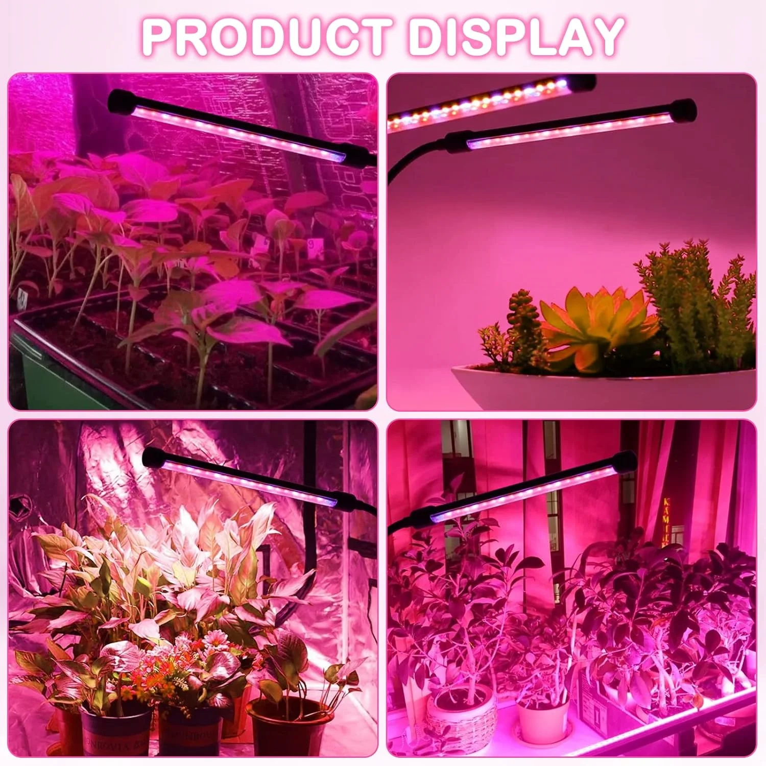 Biurkowa lampa fito USB pełnozakresowa żarówka hydroponiczna LED oświetlenie do uprawy rośliny doniczkowe lampa szklarnia warzywa kwiat fitolamp Grow Box