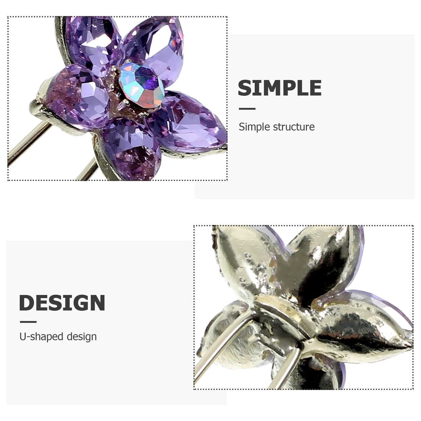 กิ๊บติดผมประดับเพชร 4 ชิ้น แบบเจาะน้ำ สำหรับเจ้าสาว งานแต่งงาน ตกแต่งทรงผมสวยหรู