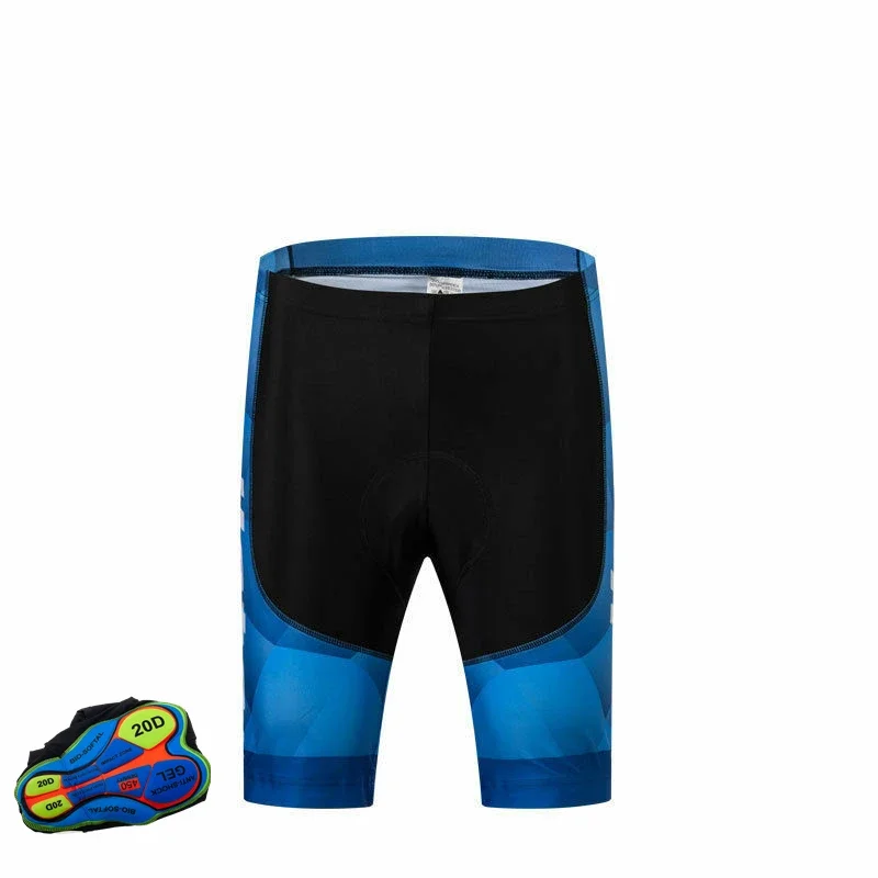 

Summer Downhill Slope Tight Fitting Men Bib Shorts Cycling Bib Shorts 20D Padded Cycling Quick-Drying Shorts Road Bicycle