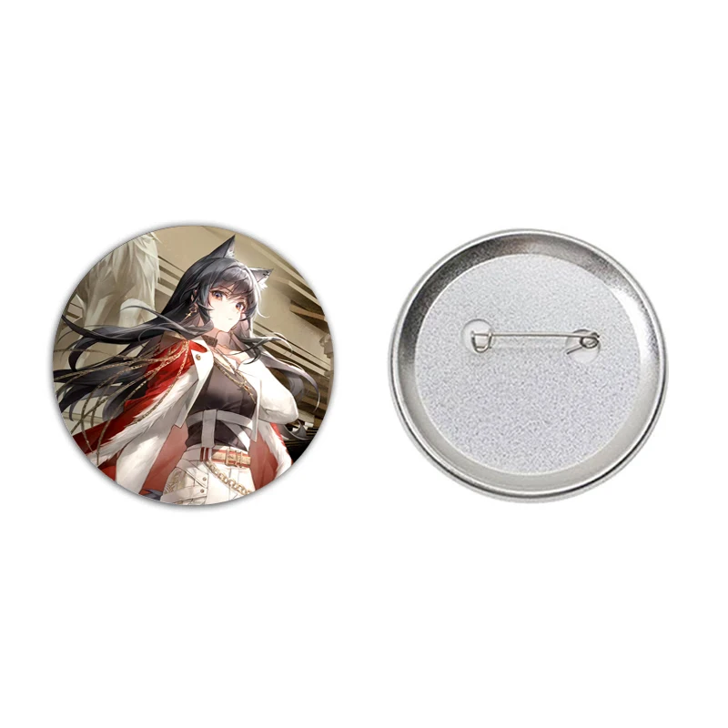 لعبة الفرسان المينا دبابيس Wiš'adel لينغ Eyjafjalla الكرتون الشكل صفيح شارات أنيمي دبابيس ظهره الحلي الهدايا #3