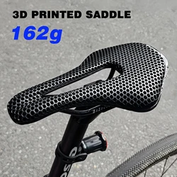 EVOSID 3D Printed Bicycle Saddle Ultralight Carbon Fiber Hollow Comfortable Breathable MTB Gravel Road bike Cycling Seat Parts