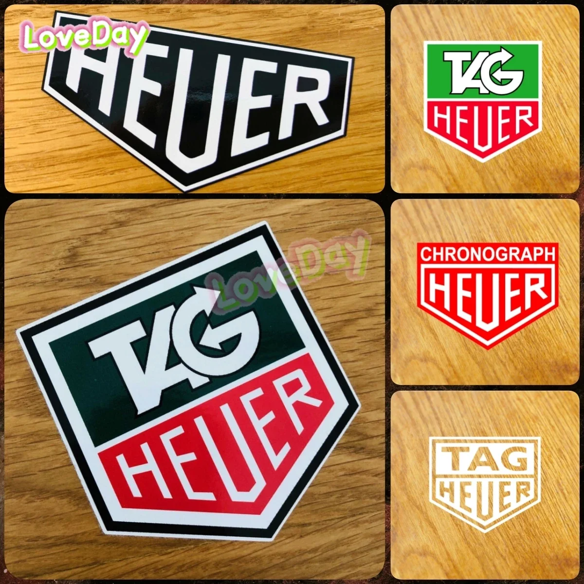 Classic Personalized Tagheuers' Sticker Car Motorcycle Helmet Luggage Vinyl Waterproof Sticker Funny Window Logo Sticker Decal