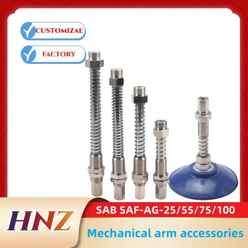Schmitz buffer suction cup fittings AG-25 55 75 100 with SAB SAOB mechanical arm suction cup and rod