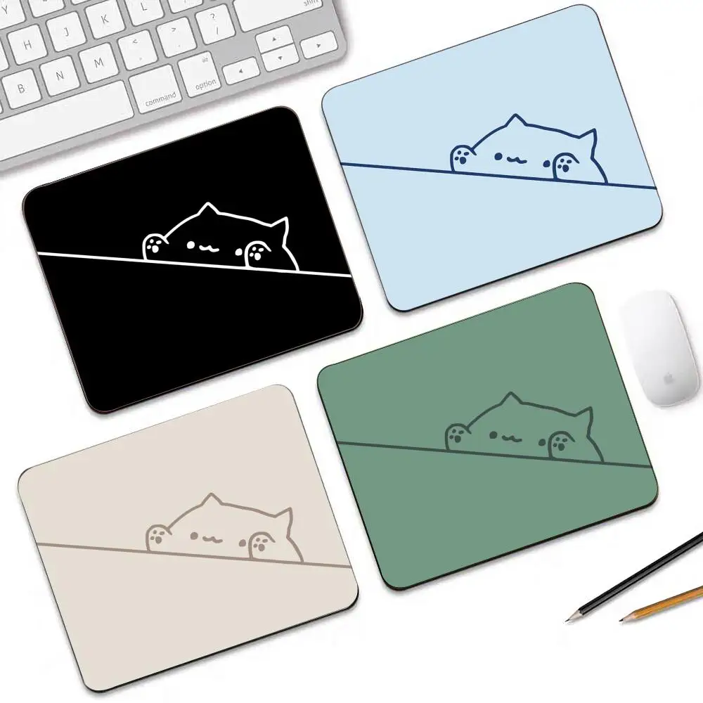

Cute Bongo Cat Mouse Pad Gaming Mouse Pad Small Mousepad For PC Gamer Desktop Decoration Office Mouse Mat