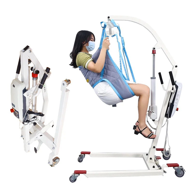 

Portable Folding Electric Motorized Patient Transfer Lifter Home Care Rehabilitation Therapy Equipment For Disabled Elder