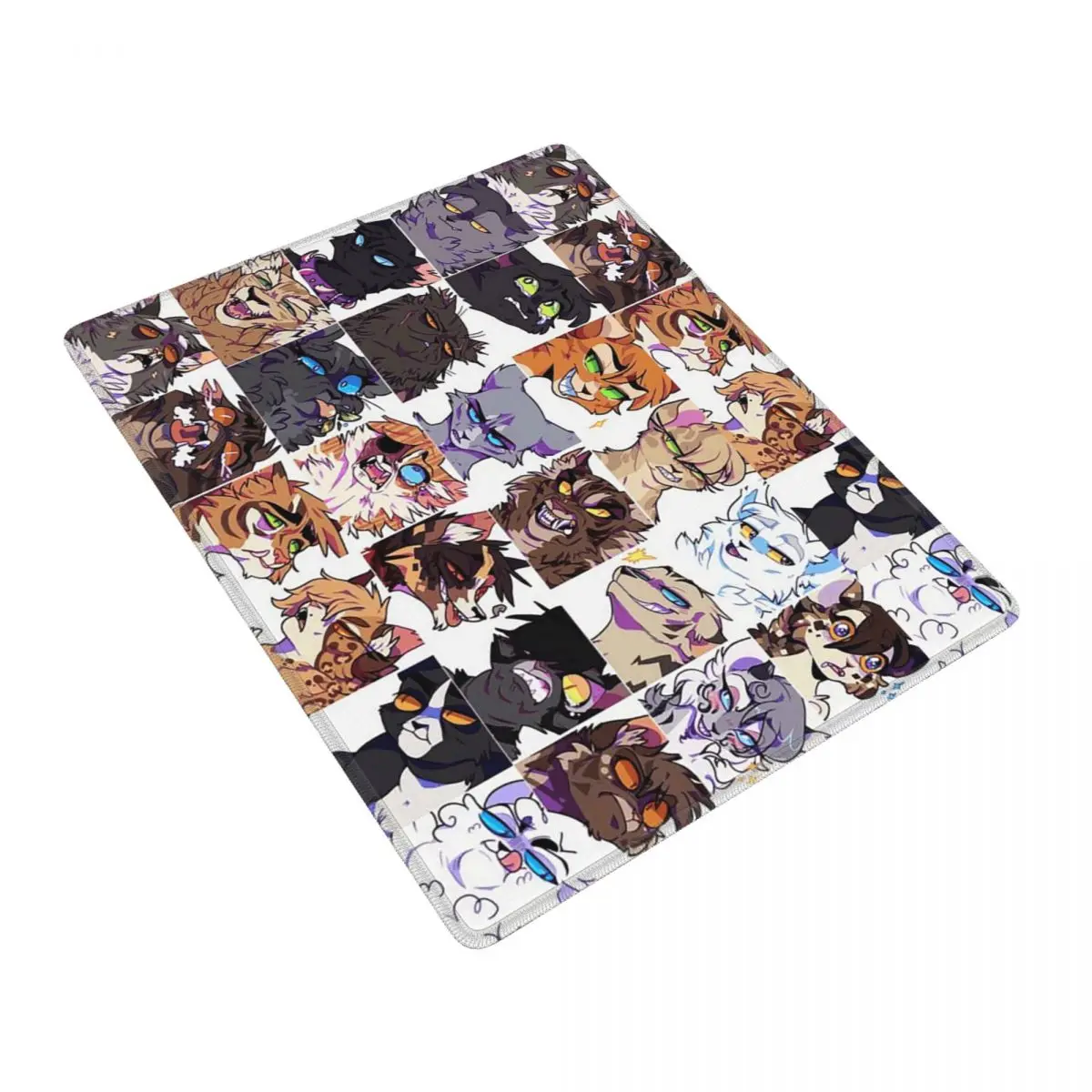 Tapis de souris pour les amateurs de chats mignons et de jeux vidéo, idéal pour PC, ordinateur portable, clavier, jeux sur ordinateur, accessoires de bureau, tapis de bureau.