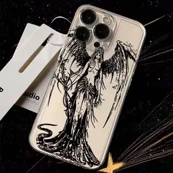 Gothic Girl Sculpture Retro Phone Case For Samsung Galaxy A50 A50S A30 A20 A23 A32 A33 A42 A31 A51 A71 A21S J2 Prime G530 Cover