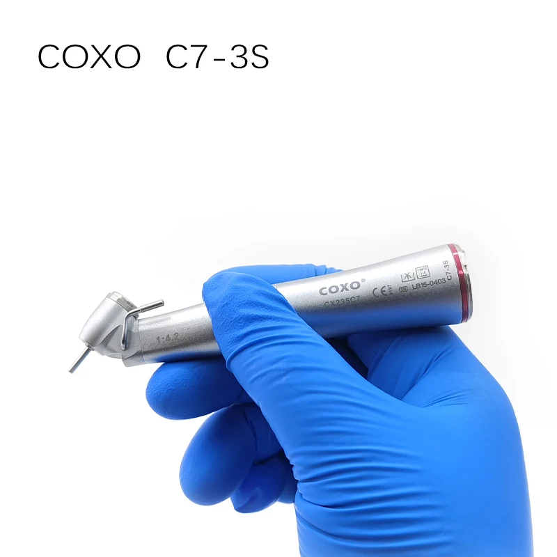 Big discount price Dental  Low Speed Contra Angle Handpiece Increasing Speed with LED Fiber Optic Light