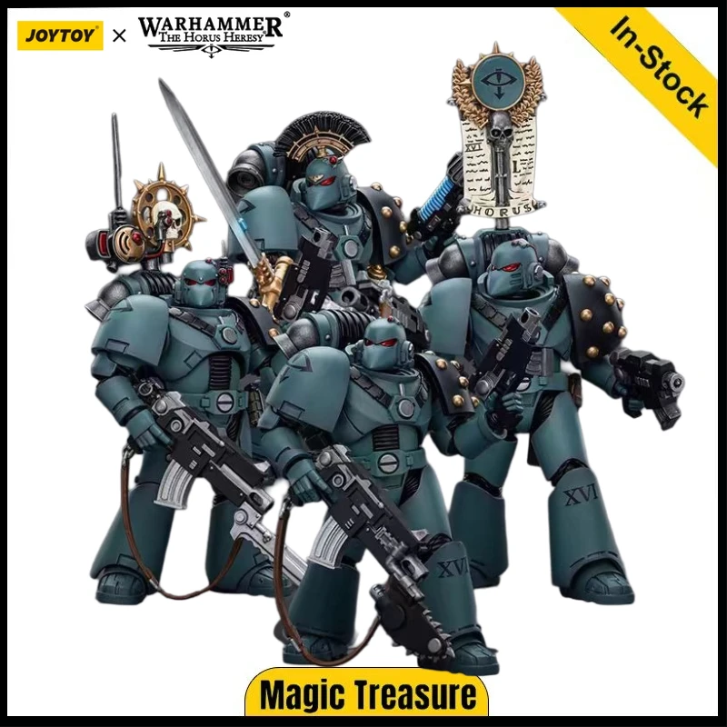 

[In Stock] JOYTOY Warhammer 40000 1/18 Horus Heresy Sons of Horus MKVI Tactical Team 4-person Movable Model Collection Gift