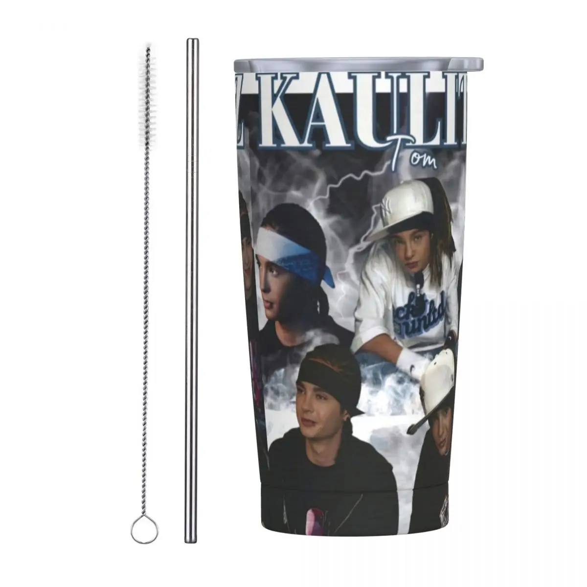 T-Tokio Hotel Stainless Steel Tumbler Tom Kaulitz Rock Band Travelist Car Mugs Design Coffee Mug Cold Hot Milk Tea Water Bottle