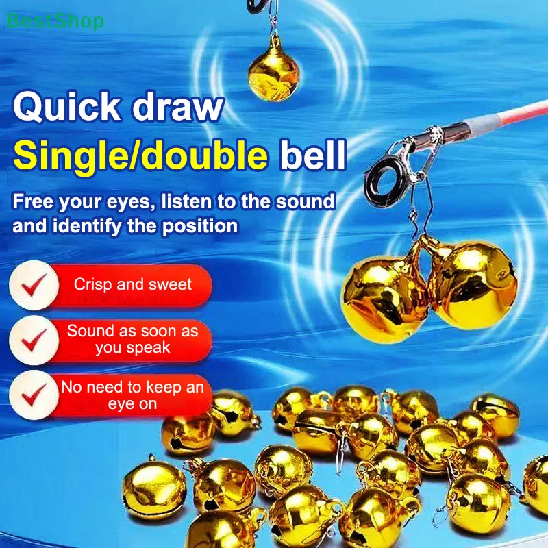 Fishing Rod Ice - 〔Q〕10/20pcs New Quick-Clip Fishing Bell Alarm