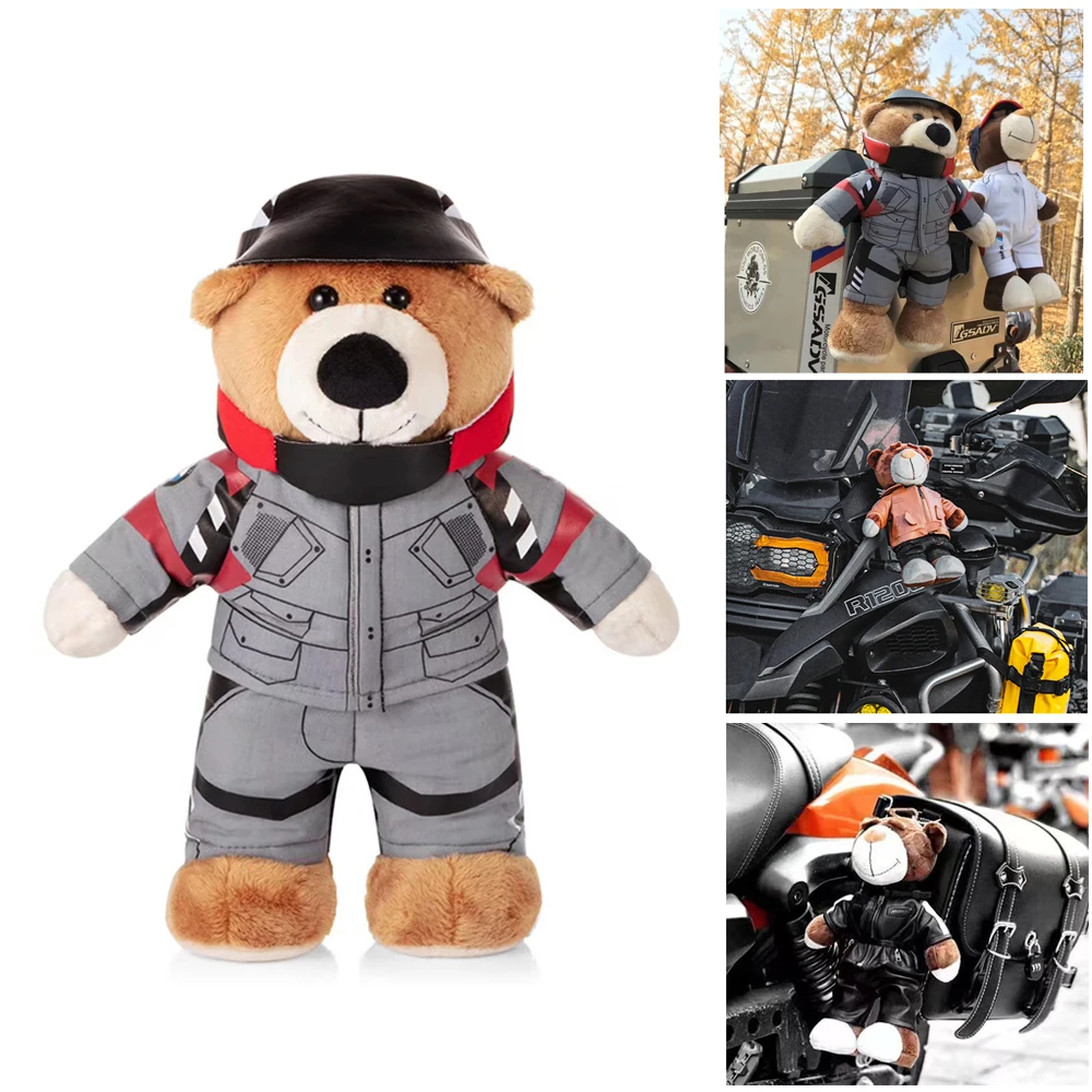 Oso de Rally decorativo para motocicleta, accesorio con correas para BMW Motorrad ADV R1200GS R1250GS LC R 1200 GS 1250 ADV F900XR F850GS G310GS