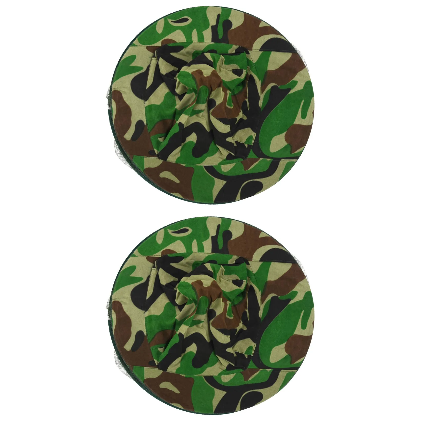2X Camouflage Patten Beekeeper Hat Beekeeping Face Mask view 2