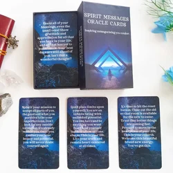 Cartes Oracle Spirit Messages, jeux de cartes inspirants, vous apporter du confort, 12x7 cm