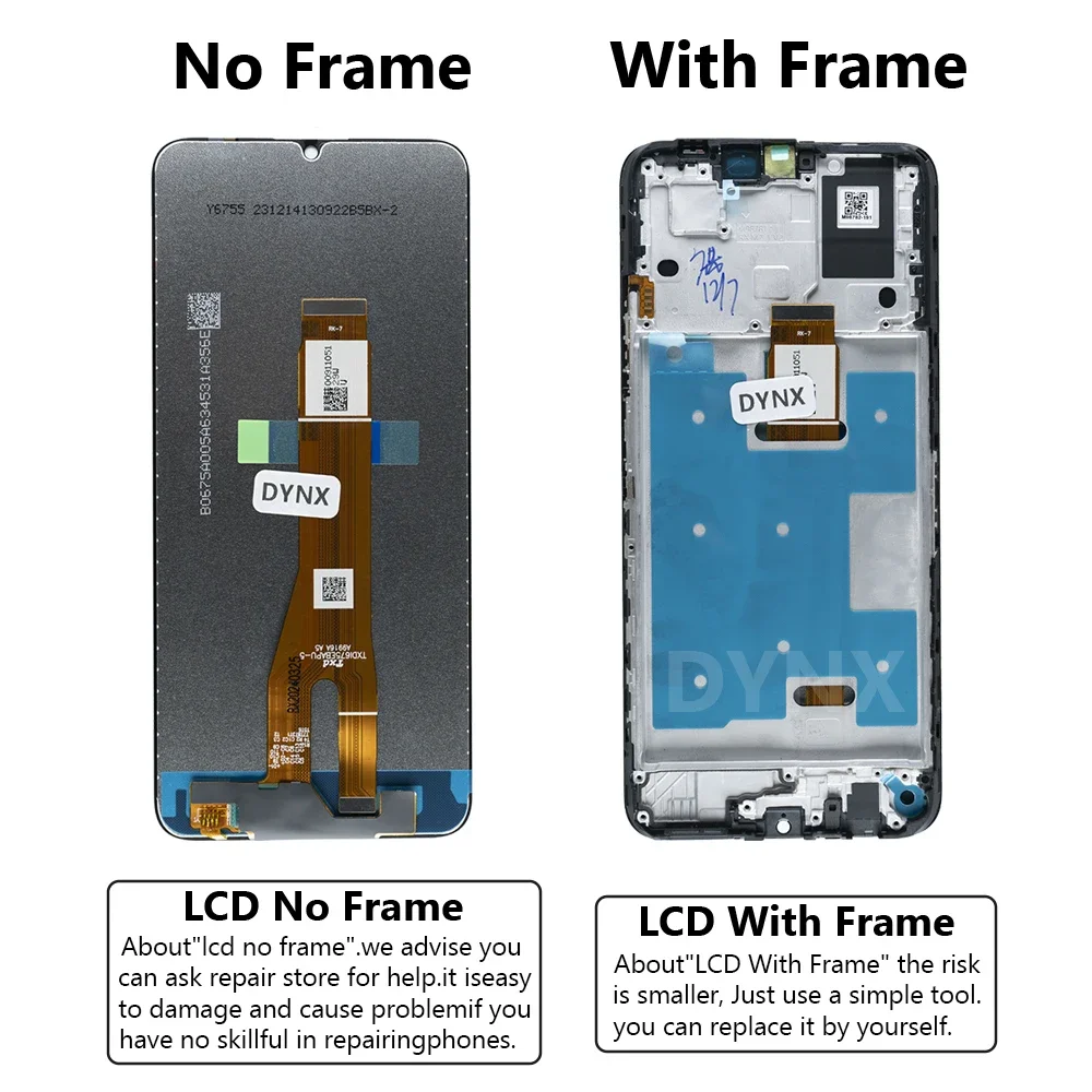 LCD For Huawei Honor X7A RKY-LX1 RKY-LX2 RKY-LX3 Display Touch Screen Digitizer Panel Assembly LCD Screen With Frame