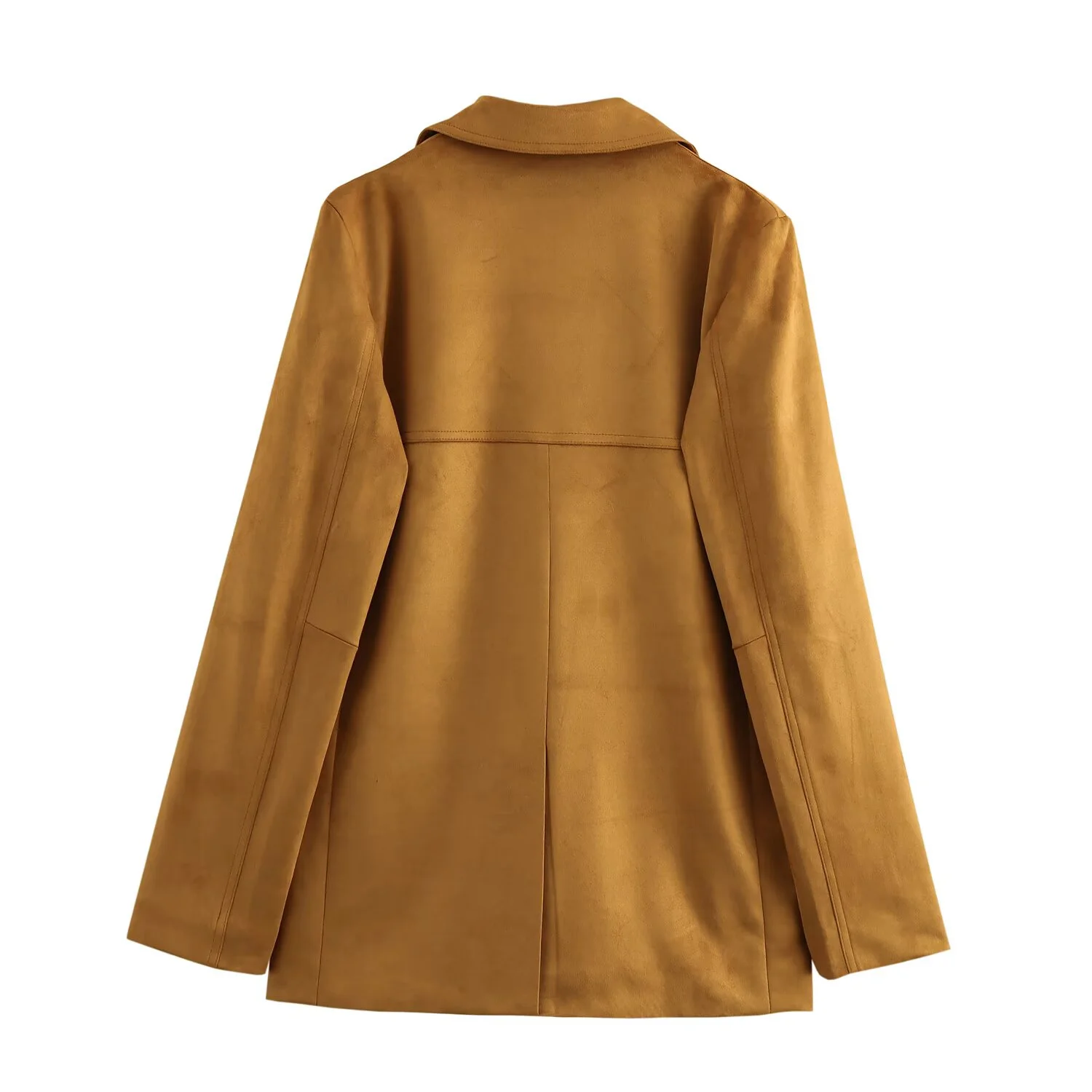 2025 가을 신상 여성 캐주얼 패션 심플 다용도 라펠 긴팔 루즈 플리스 텍스처 수트 재킷