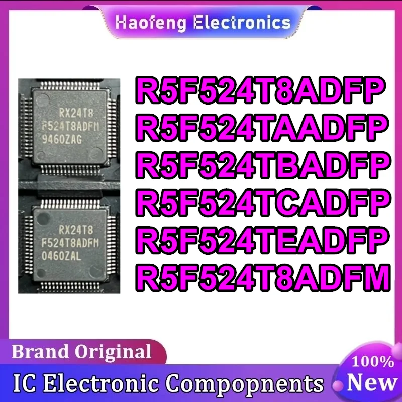 R5F524T8ADFP R5F524TAADFP R5F524TBADFP R5F524TCADFP R5F524TEADFP R5F524T8ADFM New Original QFP-100 chip In Stock