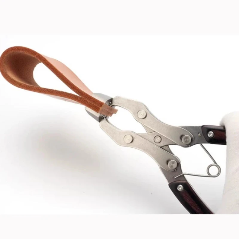 Stainless Steel Flat-nose Pliers Handmade Leather Bags Leather Handicrafts Edge Pressing Folding Auxiliary Tools Parallel Clamps