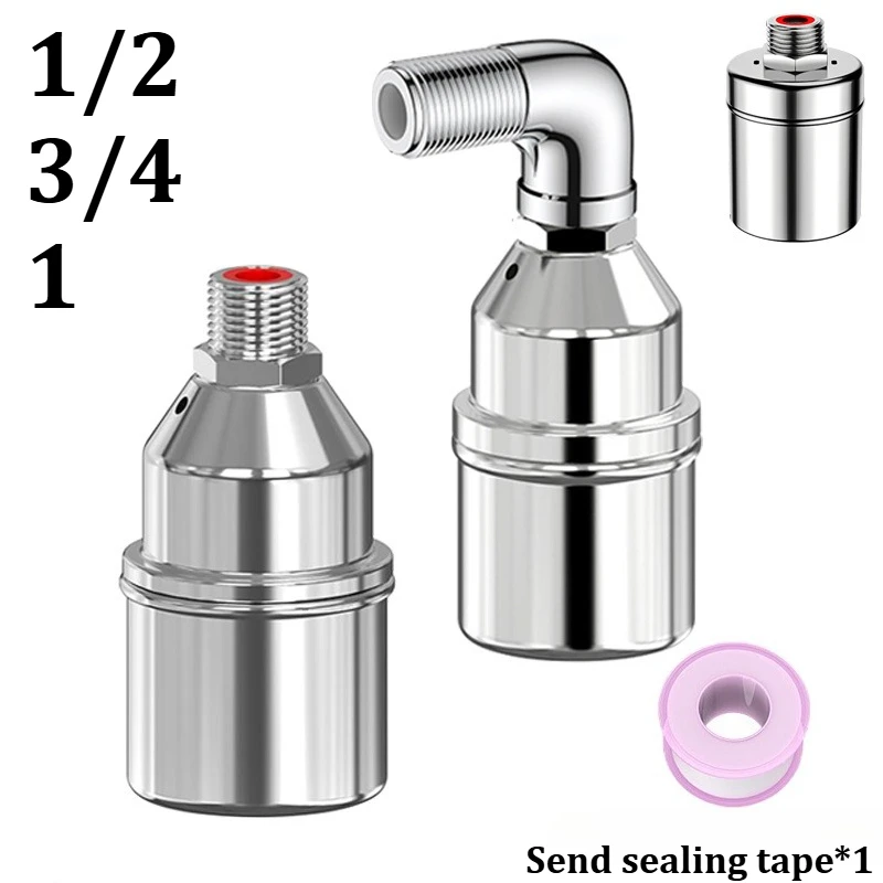 Thickened Version Stainless Steel Float Valve 304 Water Stops When Full Fully Automatic Water Level Controller 1/2 3/4 1