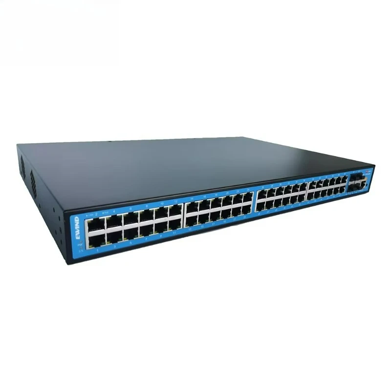 48 Port Network Switch With 4x10g SFP+ Port L3 Management Ethernet POE Switch 48* 10/100/1000M 4* 10G SFP+ Ports for Network