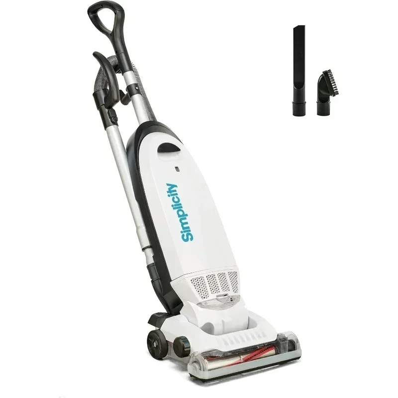 Simplicity Vacuums Allergy Bagged Vacuum Cleaner for Carpet and Hardwood, Multi Surface Upright Vacuum Cleaner