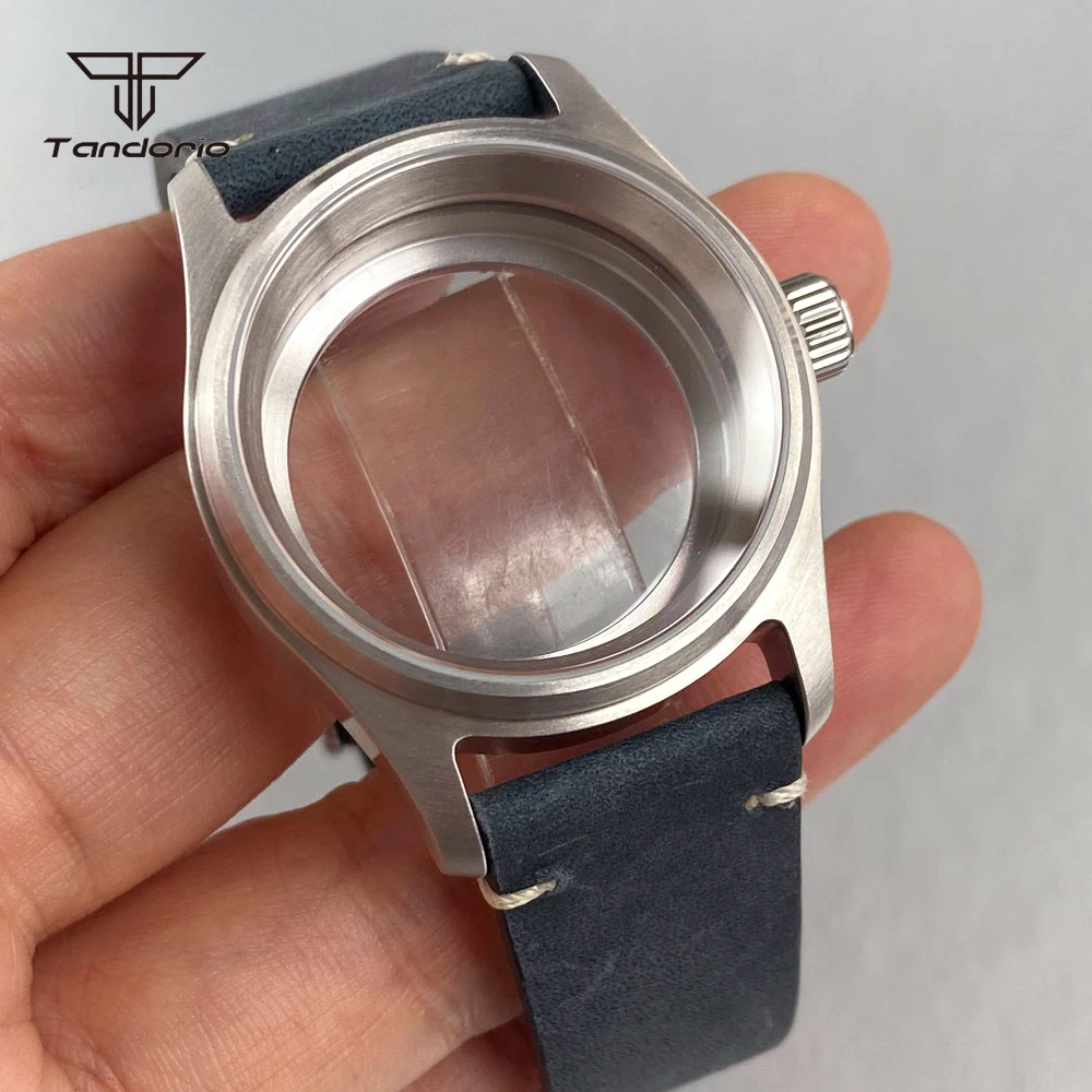 Steel 36mm/39mm Pilot Watch Case+Strap Sapphire Fit NH34 NH35 NH36 NH38 Miyota8215 8205 ETA2824 PT5000 ST2130 Field Watch Parts image 4