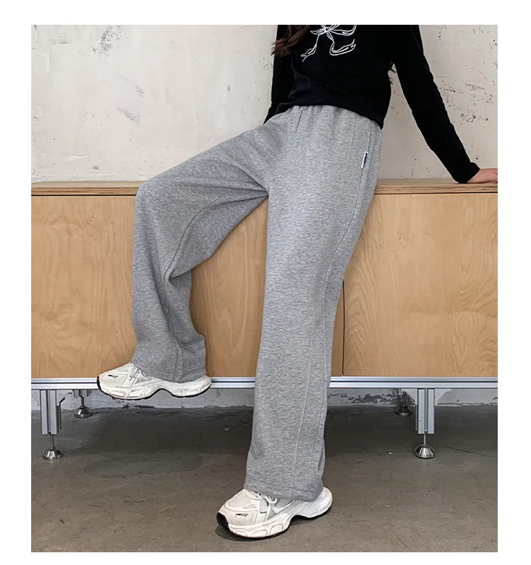 Neue Frühlings-Sporthosen für Schulkinder, lässige gerade Hosen für Teenager-Mädchen, sportliche, lockere Jogginghosen für Kinder 5 6 7 8 9 10 11 12 14 Jahre – Detail 4