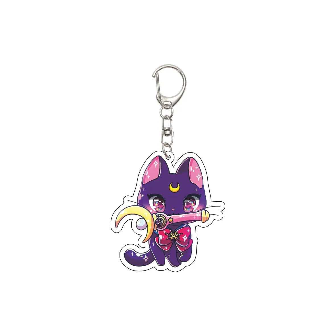 55MM Anime‌ Aino Minako Tomoe Hotaru Small Lady Ten'ou Haruka Kaiou Michiru Tsukino Usagi Acrylic Keychain Christmas Gifts - view 4