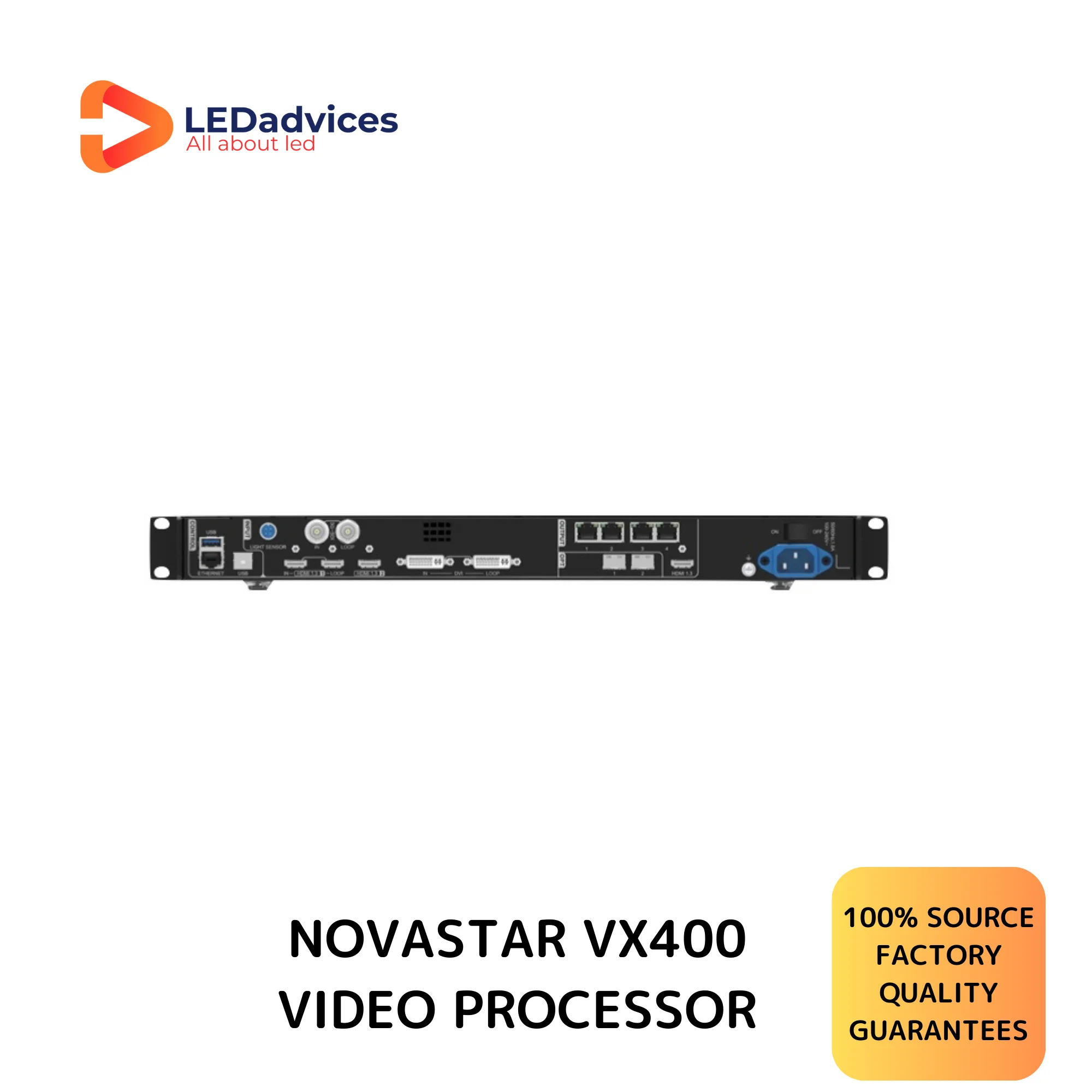 Novastar VX400 All-in-one Video Processor Big LED Screen Video Player Controller 4 Ethernet Port 2.6 Million Pixel 100% Origin