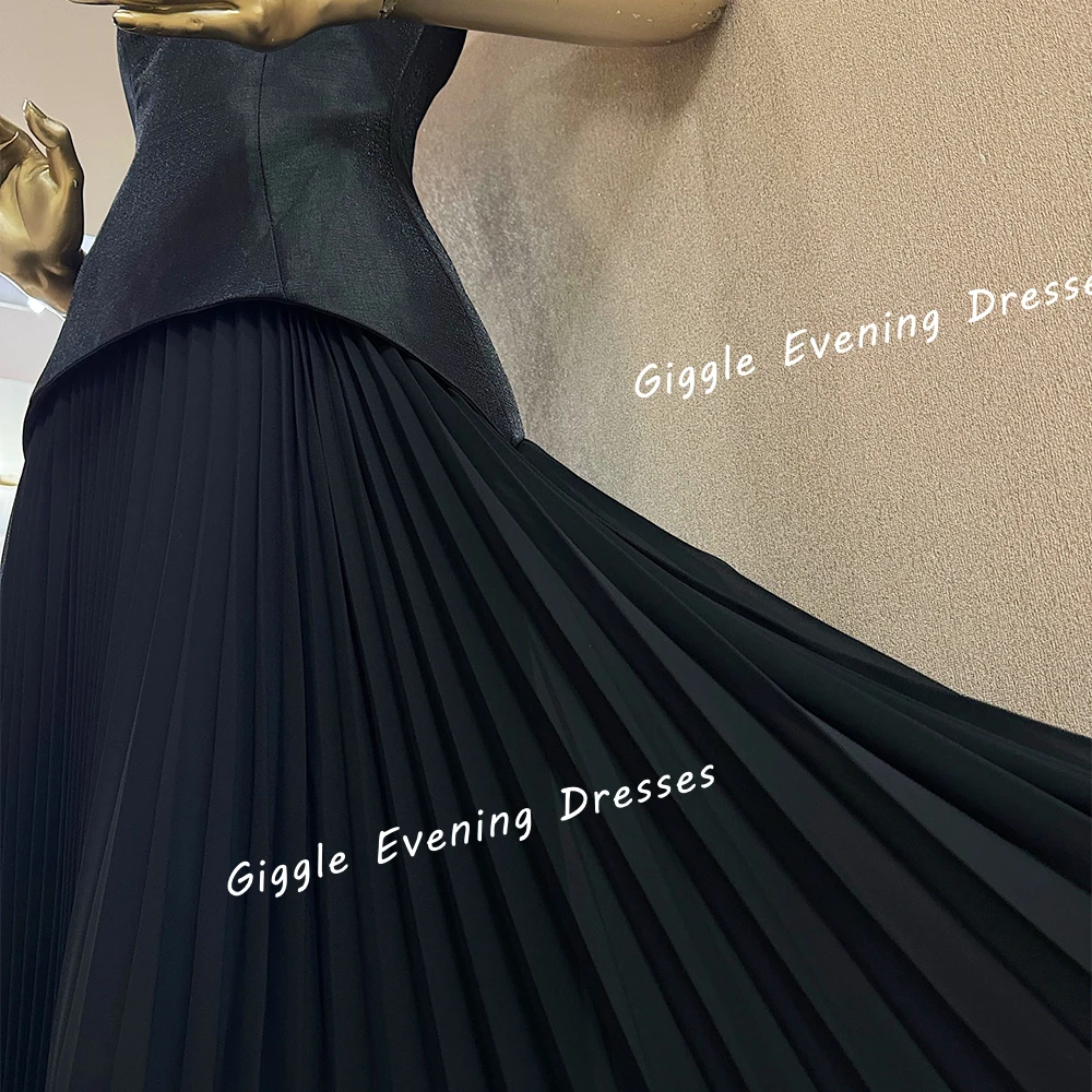 Giggle Strapless Evening Dresses A-Line Saudi Arabic Women 2024 فساتين سهرة Close-Fitting Floor-Length Wedding Party Prom Gowns