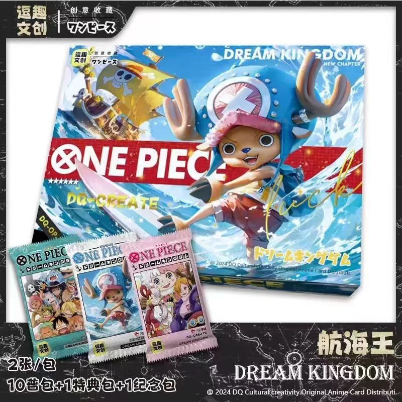 

One Piece Collection Cards Dq Cultural Creativity One Piece 3 Dream Kingdom Booster Box Rare Anime Table Playing Game Board Card