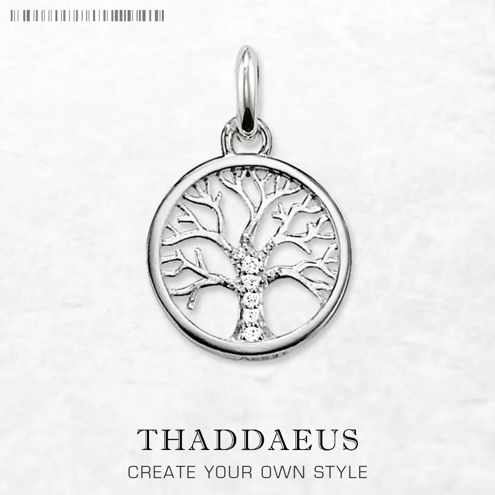 

Pendant Small Tree Brand New Spring Fine Jewelry 925 Sterling Silver Accessories Romanitc Gift For Woman