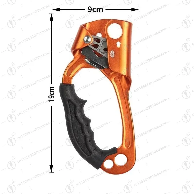 Custom Left-Handed Rope Clip Aluminum Tree Climbing Gear for Professional Climbers