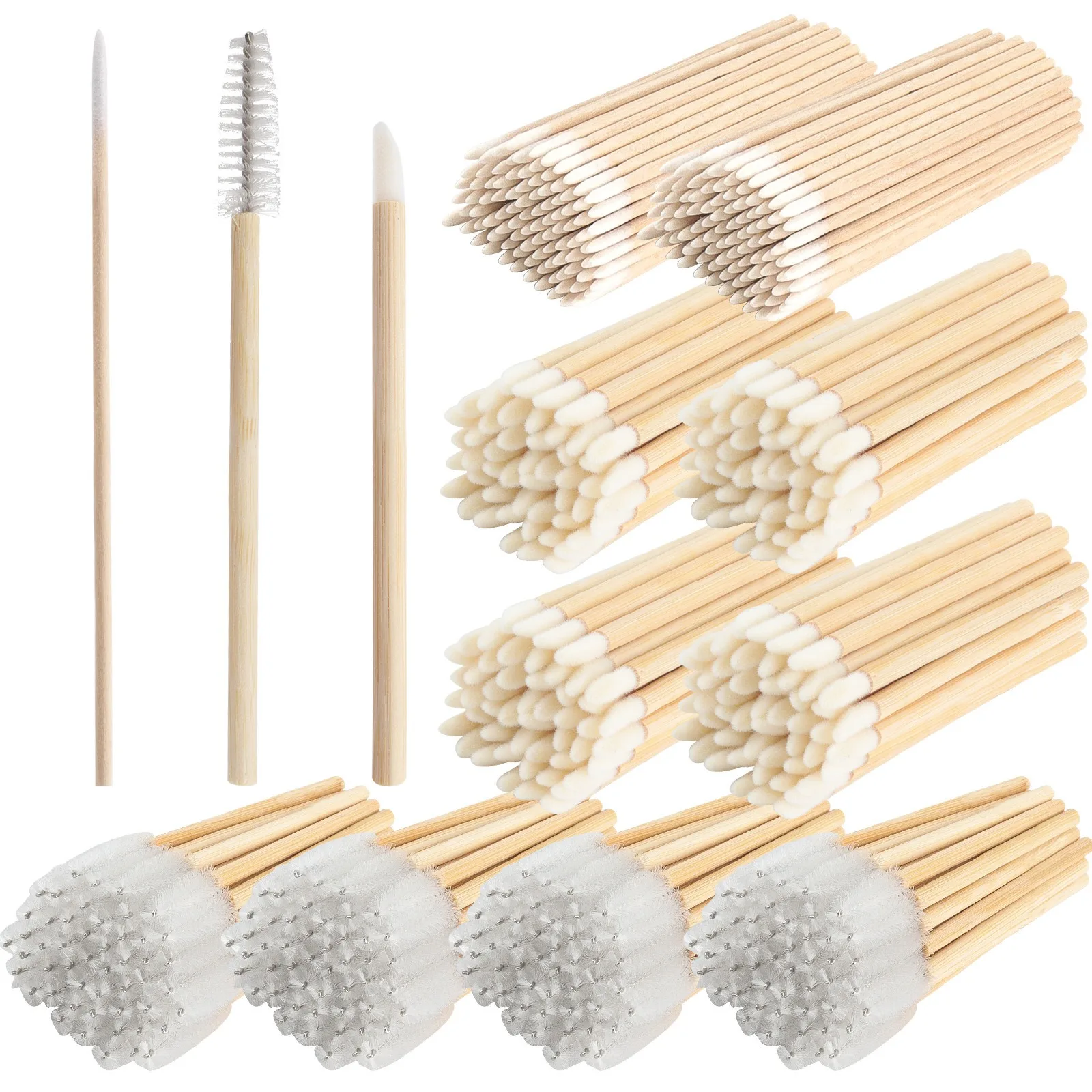 50pcs Bamboo Stick Disposable - Beauty Makeup Eyeshadow recension och pris