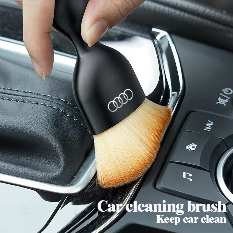 Car Cleaning Tool Air Conditioner Air Outlet Cleaning Brush Car Brush for Audi Quattro A5 B7 Q7 A3 A4 B8 A6 TT R8 A8 A7 Q5 Q3 C7