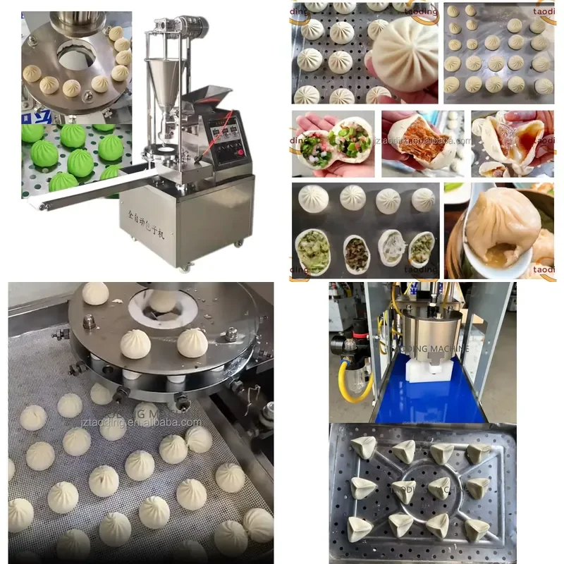 Máquina de Reciclaje 2026 para Grandes Fábricas, Máquina Automática para Hacer Kubba, Xiao Long Bao, Pan al Vapor, Momo Nepalí y Siomai