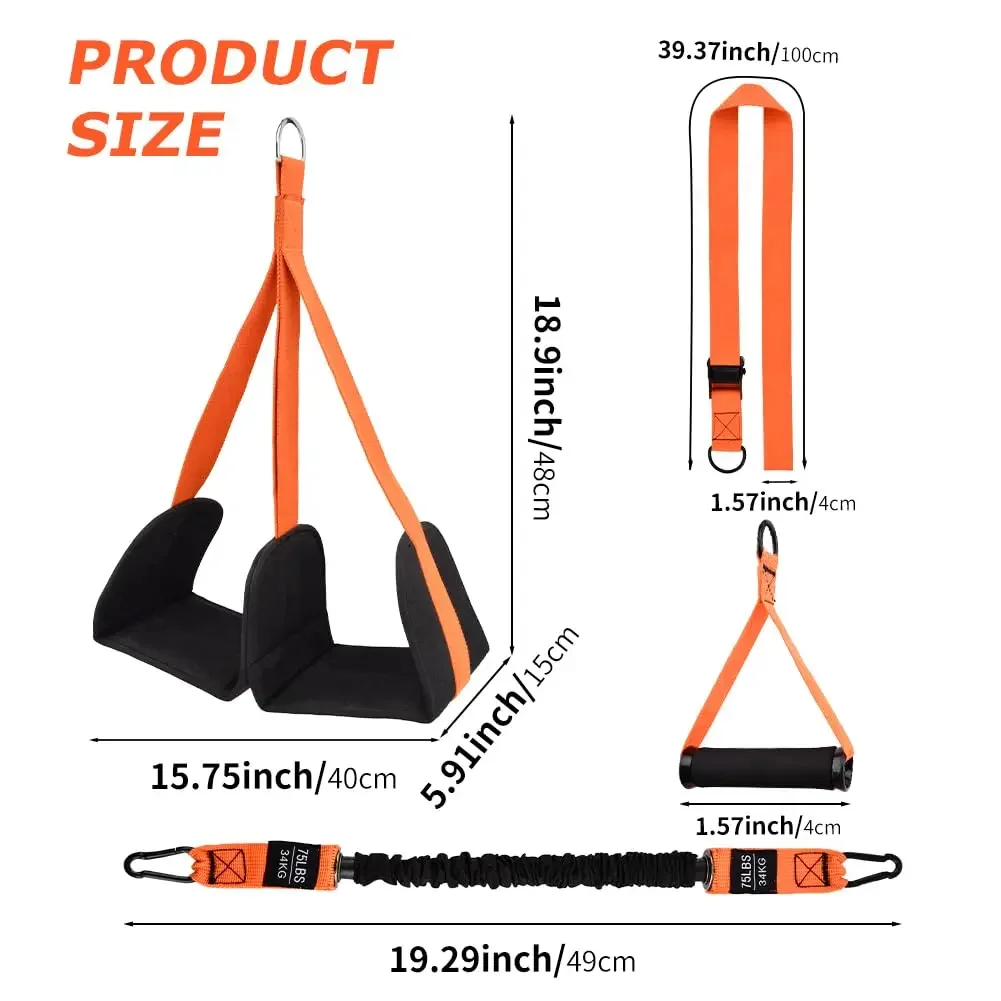 

Pull Up Assistance Bands Set Resistance Strap for Pull-ups Assist for Men Women Hanging Training Chin-up Workout Body Stretching
