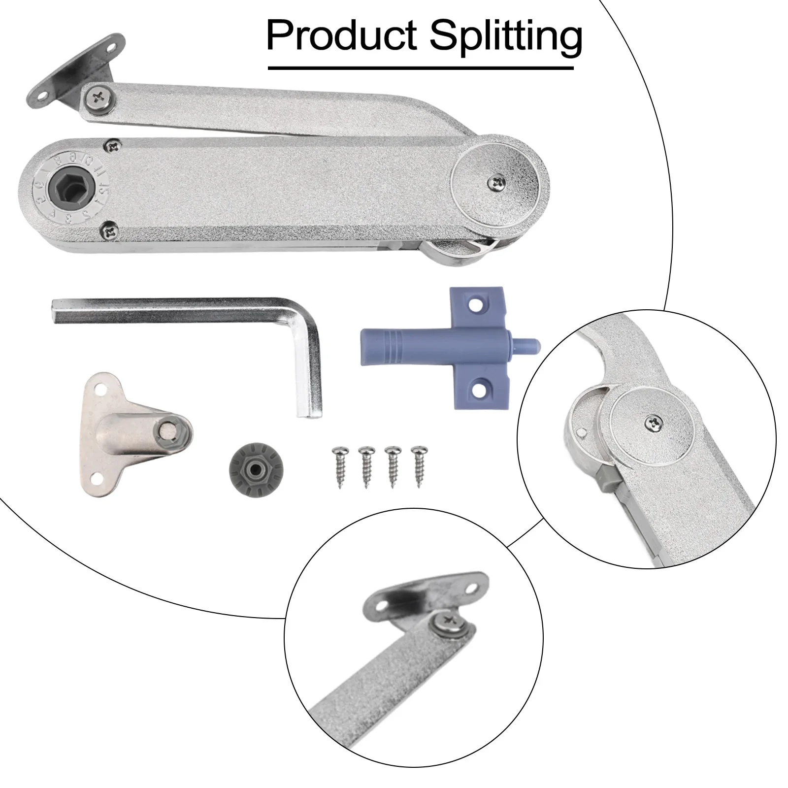 Useful Brand New High Quality Practical Support Rod Zinc Alloy Accessories Cabinets Cupboard For Wardrobe Lids