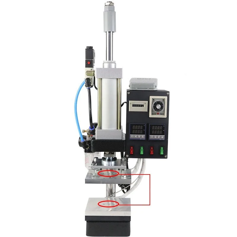 220V Pneumatic Hot Stamping Machine PVC, Leather Embossing Fabric Embossing,  Embossing Equipment