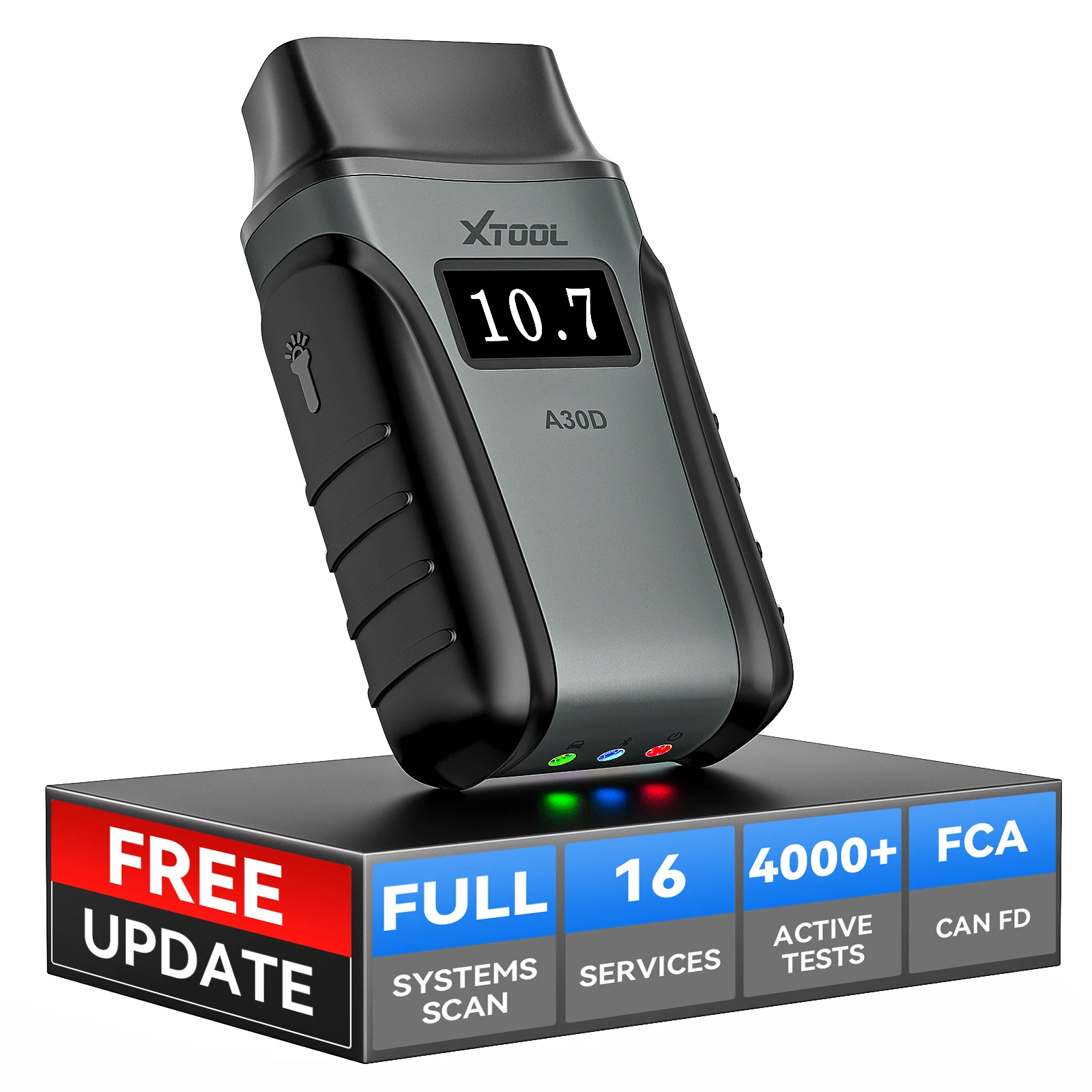 XTOOL Anyscan A30D OBD2-Scanner Drahtloser bidirektionaler Autocodeleser mit lebenslangen Updates