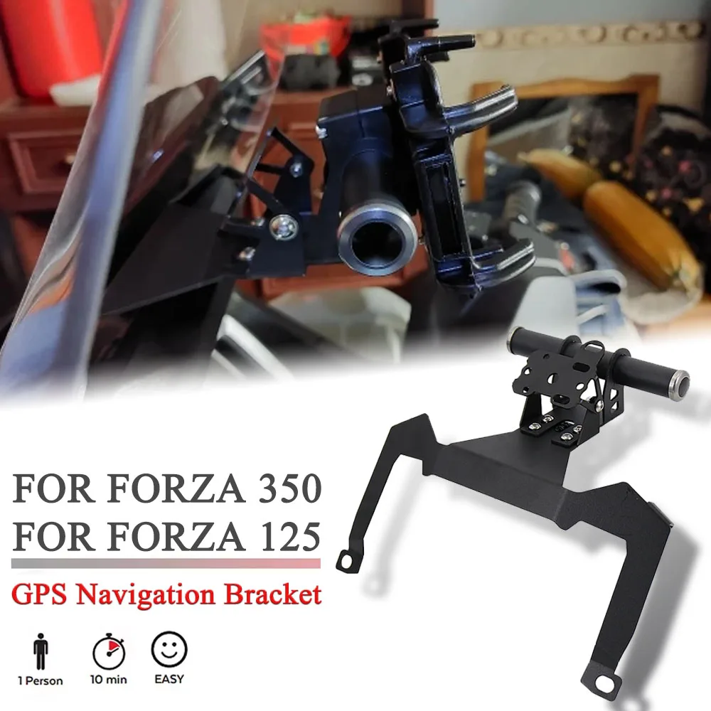 

Fits For Honda FOR Forza-350 FORZA 125 FOR Forza350 Motorcycle 2020-2025 Front Phone Stand Holder GPS Navigaton Plate Bracket