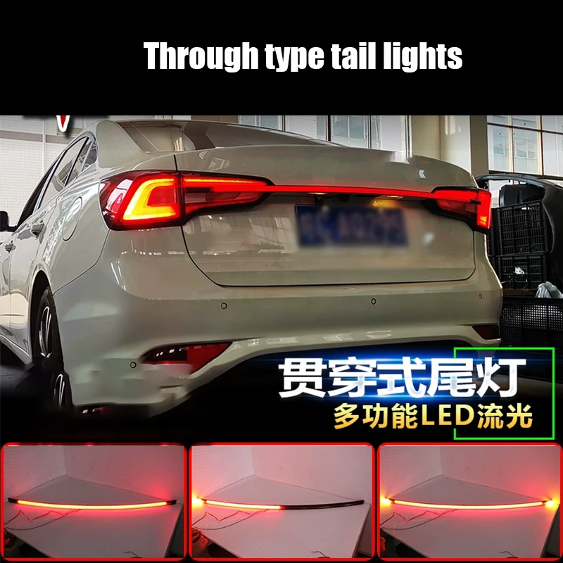 For MG 5 2023 2022 2021 2020 Running through the taillights flow light turn signal tailbox light brake light