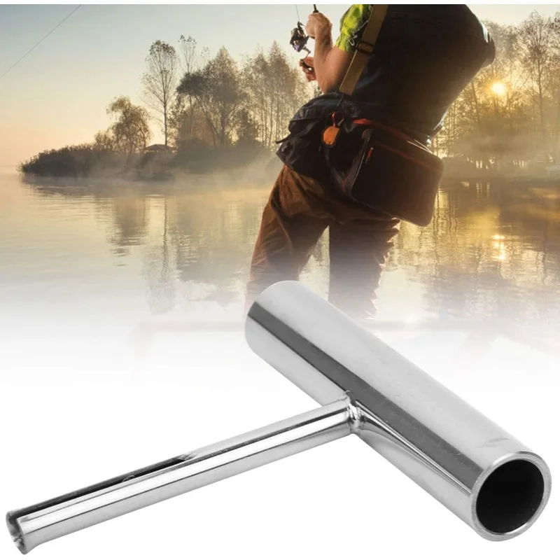 316 Stainless Steel T Shape Rod Wishbone Insertion Tool Spearfishing Diving Rubber Wishbone Insert Rod T Shape Bar Speargun Tool