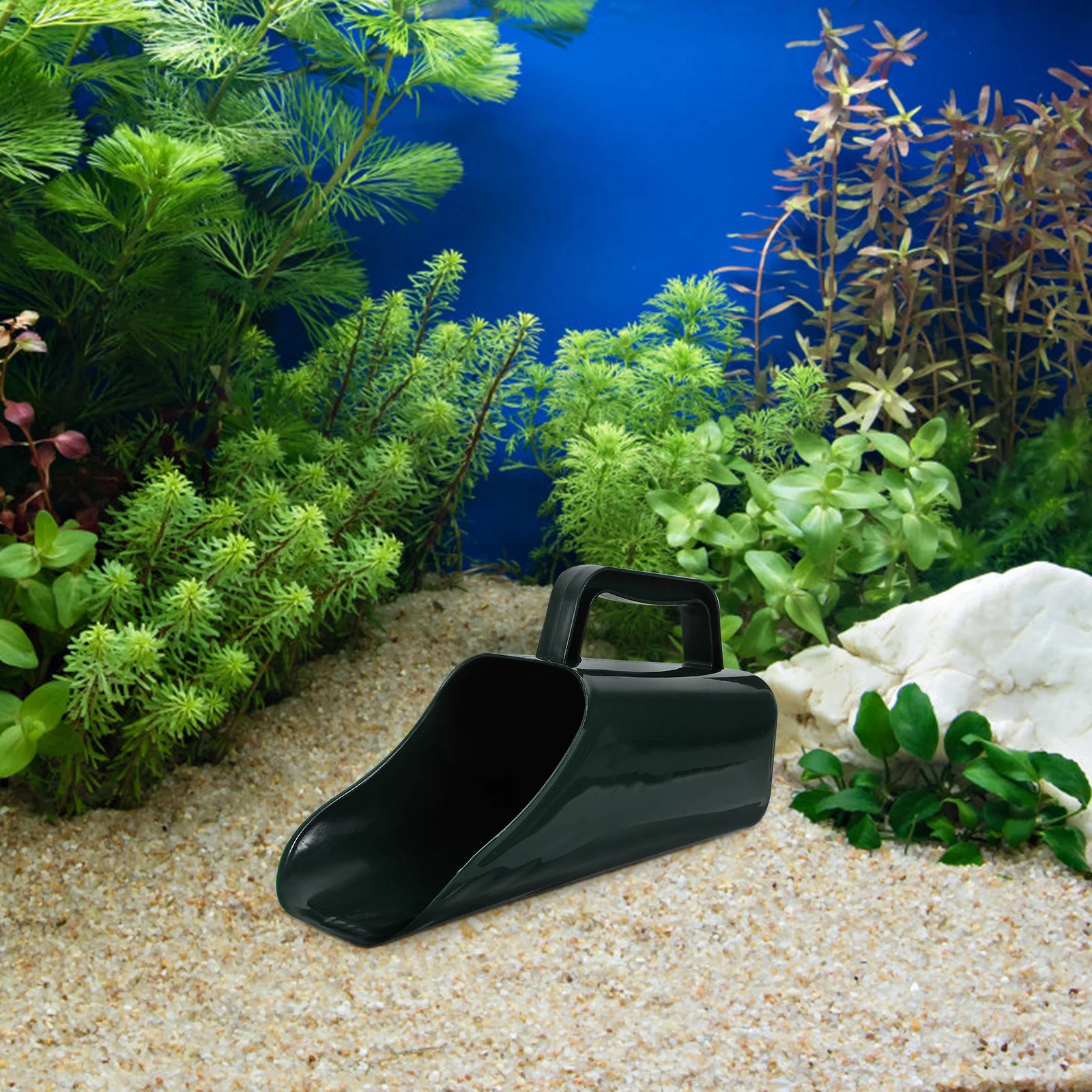 

2Pcs Fish Tank Shovel ABS Durable Easy Clean Aquarium S Shoveling Tool Garden Scoop H Practical Cleaning Accessories